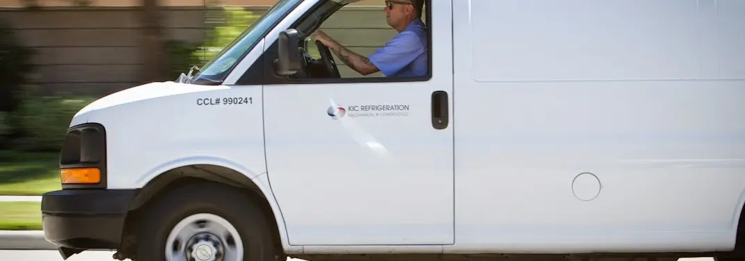 KIC Refrigeration service vehicle serving Helena area